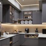 Kuchnia w matowym minimalizmie: 14 pomysłów na aranżację szafek bez uchwytów, które robią wrażenie